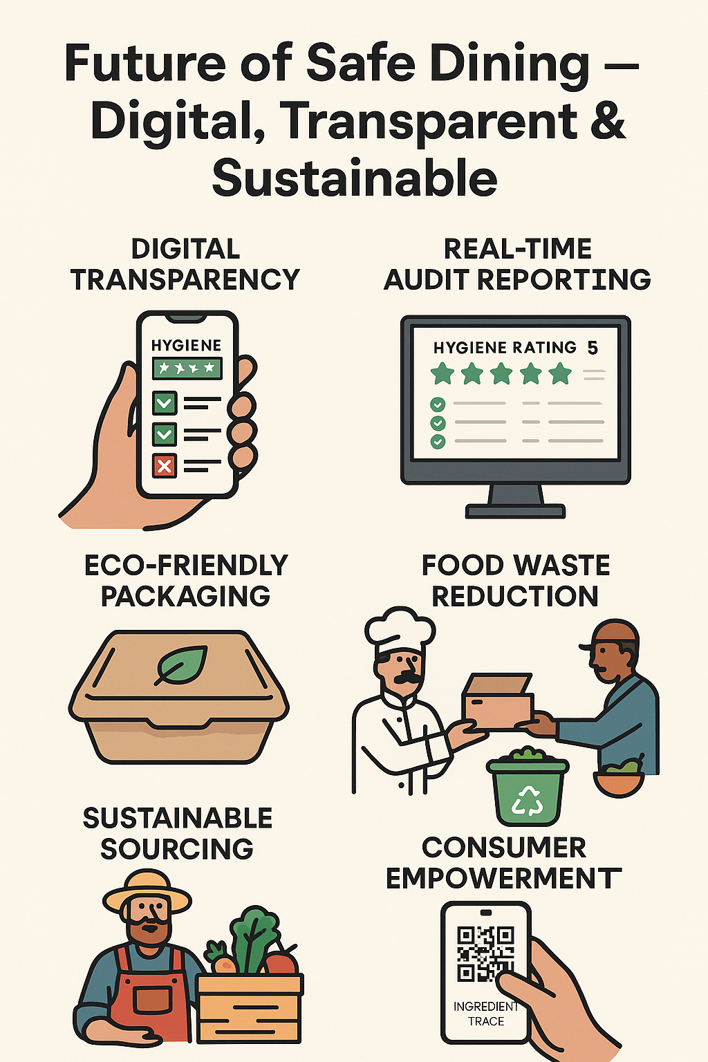 Future of Safe Dining - Digital, Transparent & Sustainable